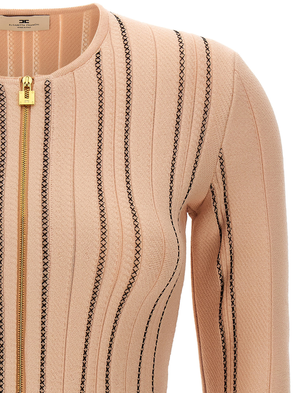 Elisabetta Franchi Cardigan Multicolore in Viscosa