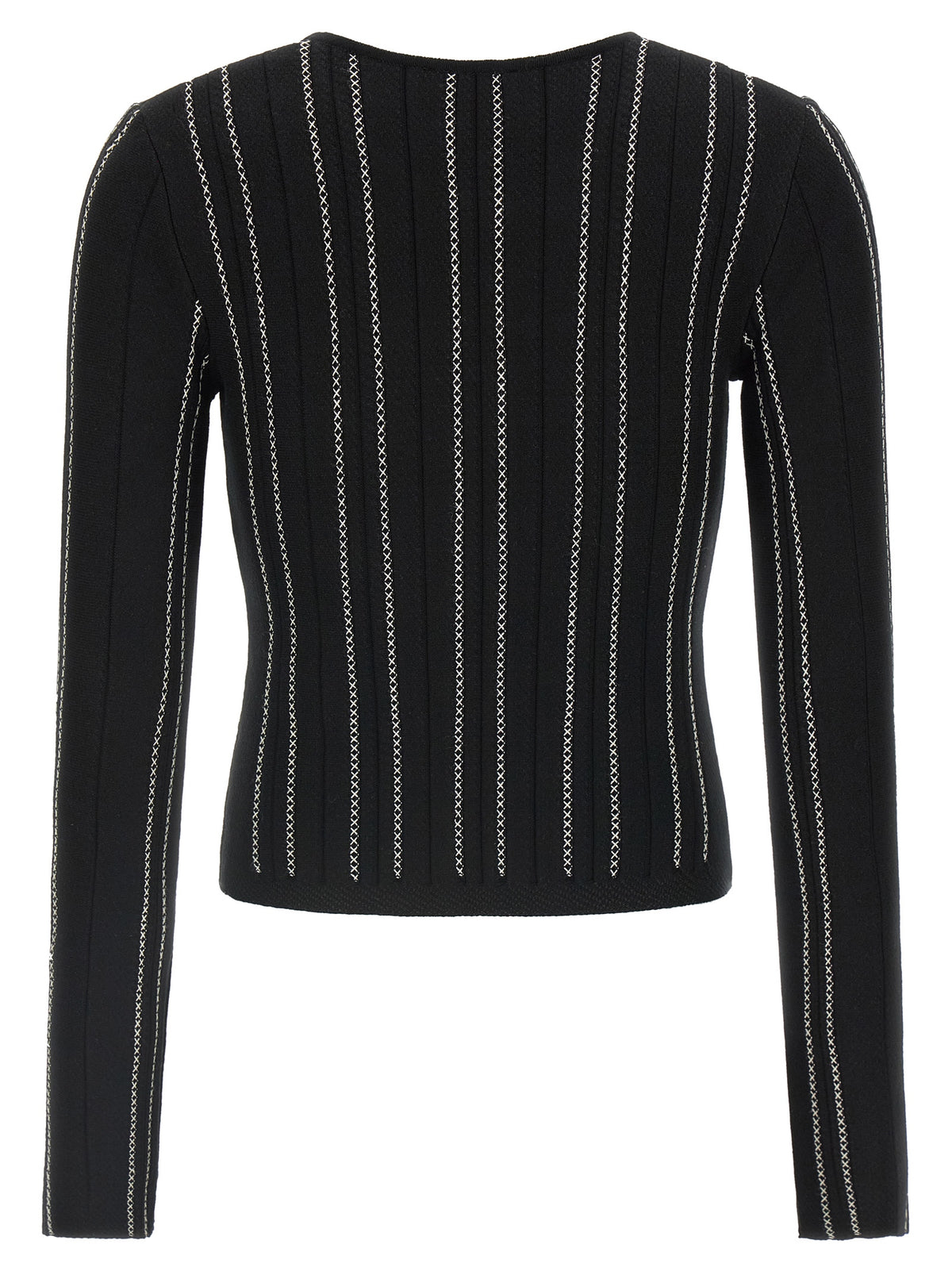 Elisabetta Franchi Cardigan Nero in Viscosa