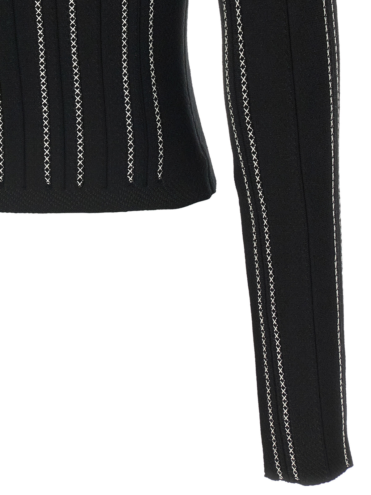 Elisabetta Franchi Cardigan Nero in Viscosa
