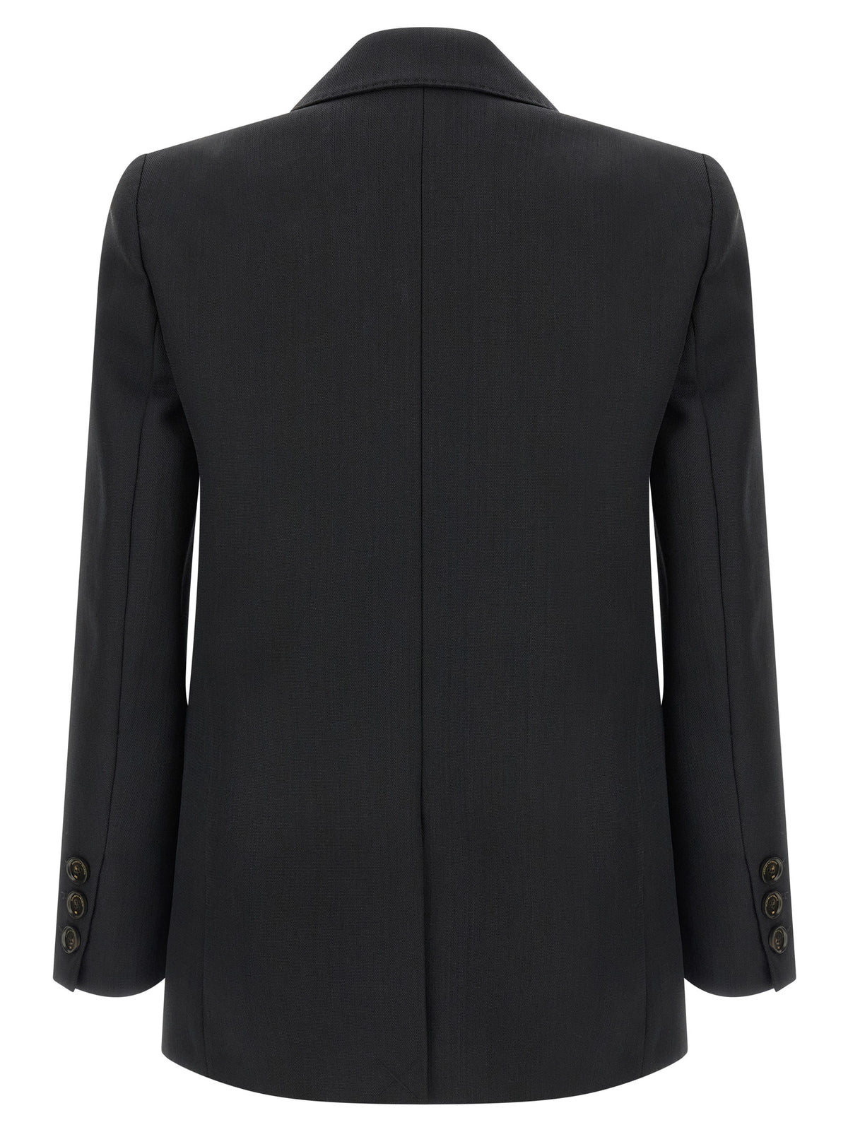 Elisabetta Franchi Blazer Nero in Pura Lana