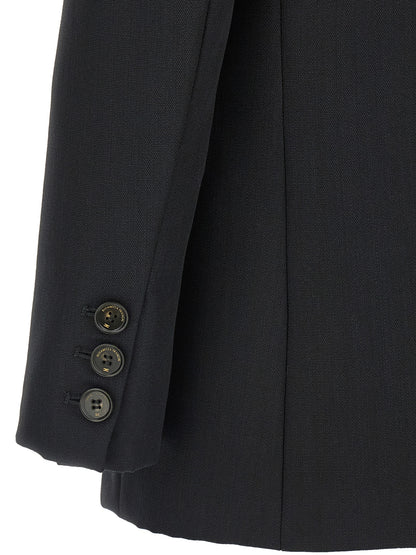 Elisabetta Franchi Blazer Nero in Pura Lana