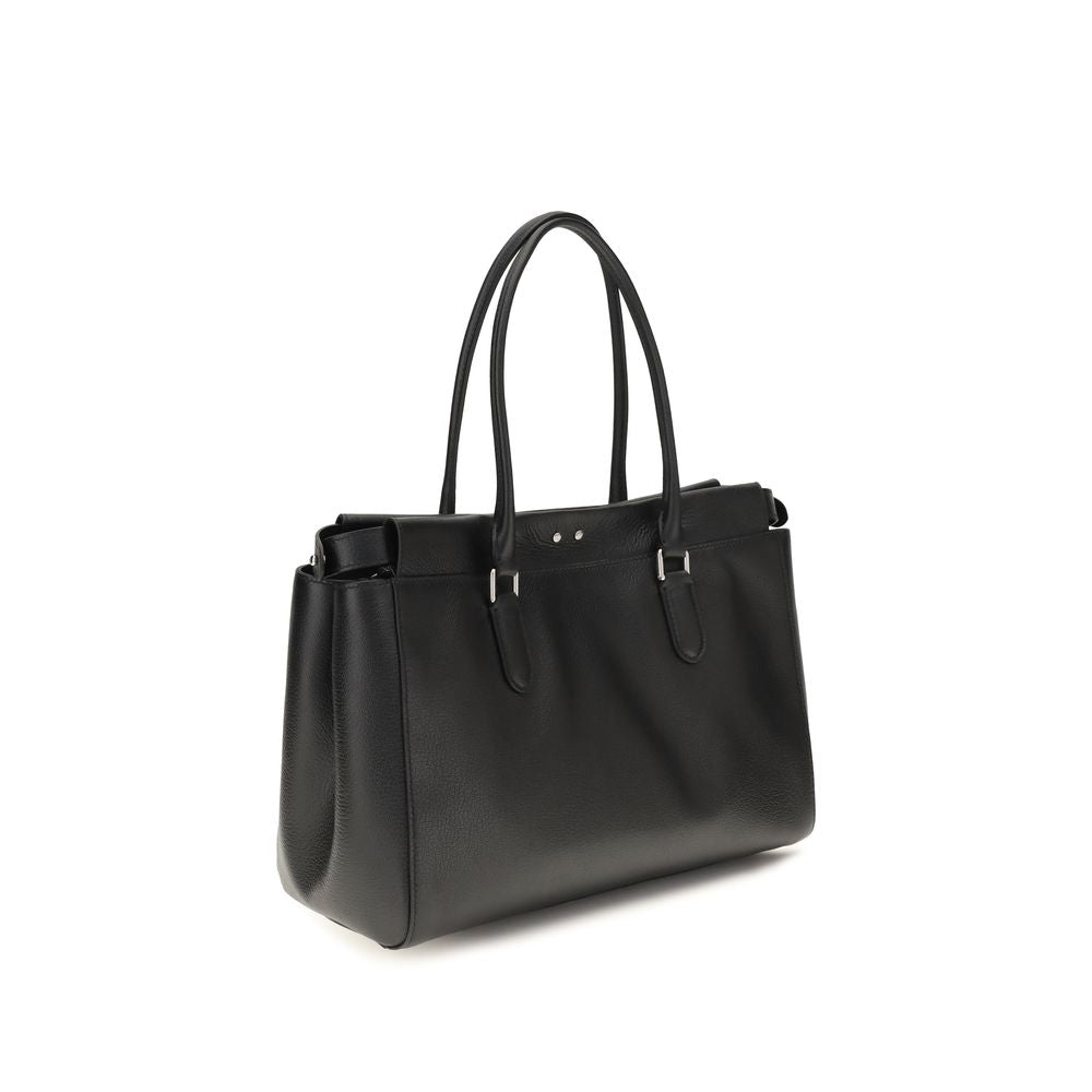 Fendi Borsa a Spalla Nera in Pelle di Vitello