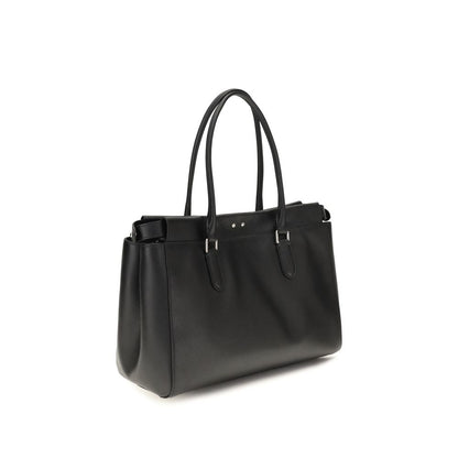 Fendi Borsa a Spalla Nera in Pelle di Vitello