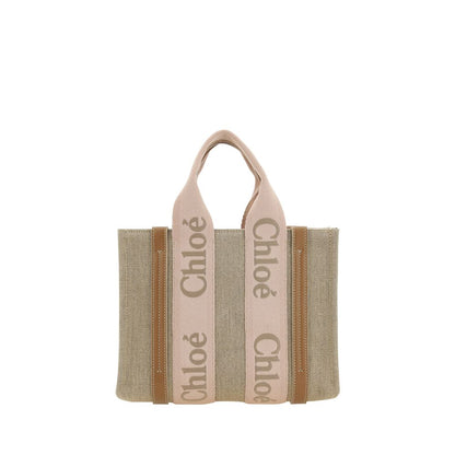 Chloé Borsa Beige in Lino
