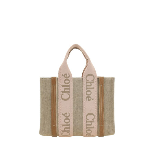 Chloé Borsa Beige in Lino