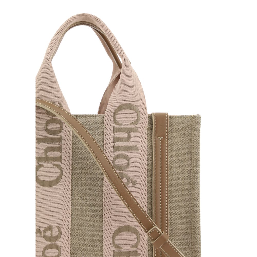 Chloé Borsa Beige in Lino
