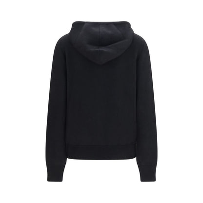 Fendi Hoodie Nero in Cashmere