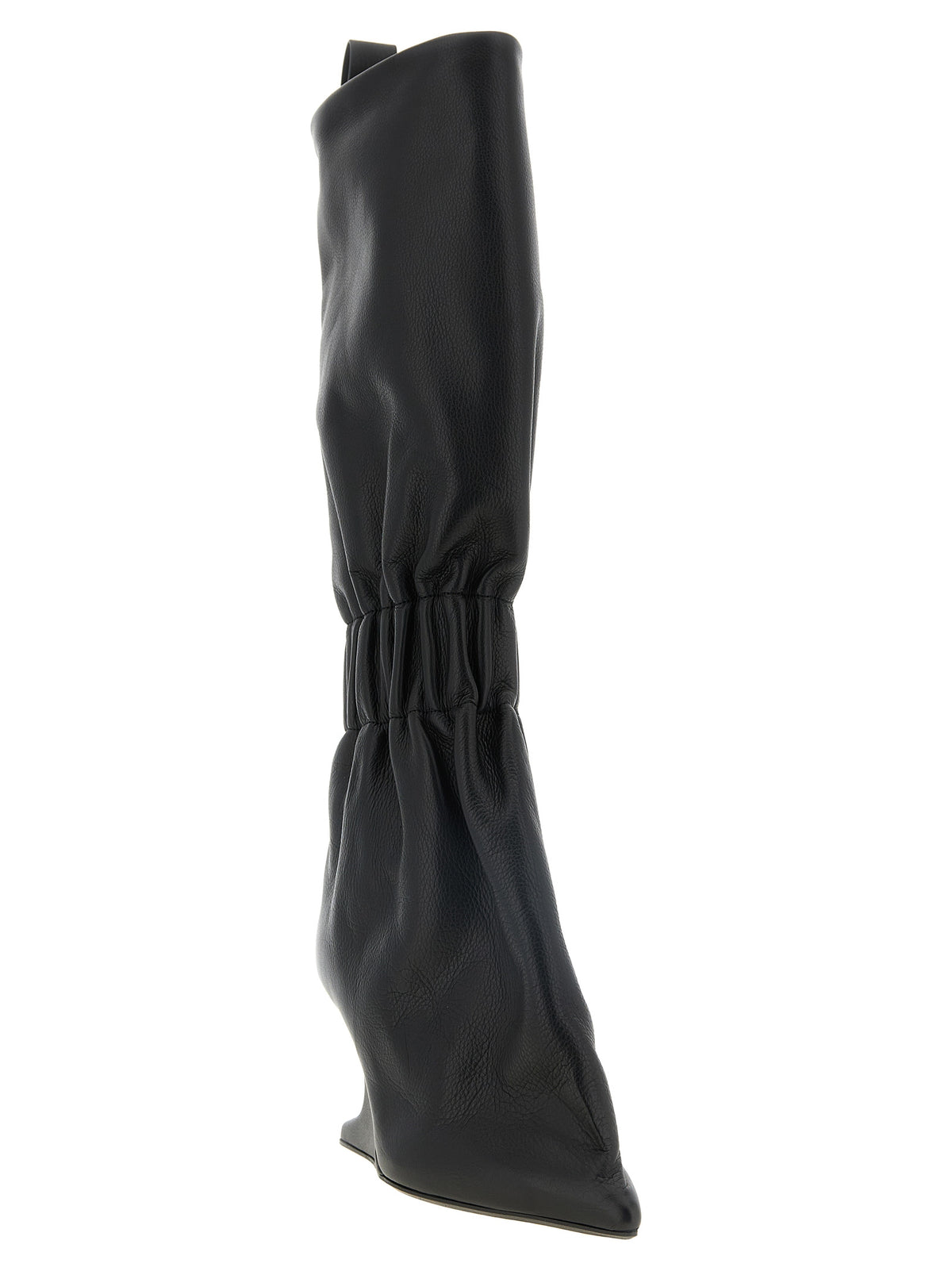 Rick Owens Stiefel aus Leder in Schwarz