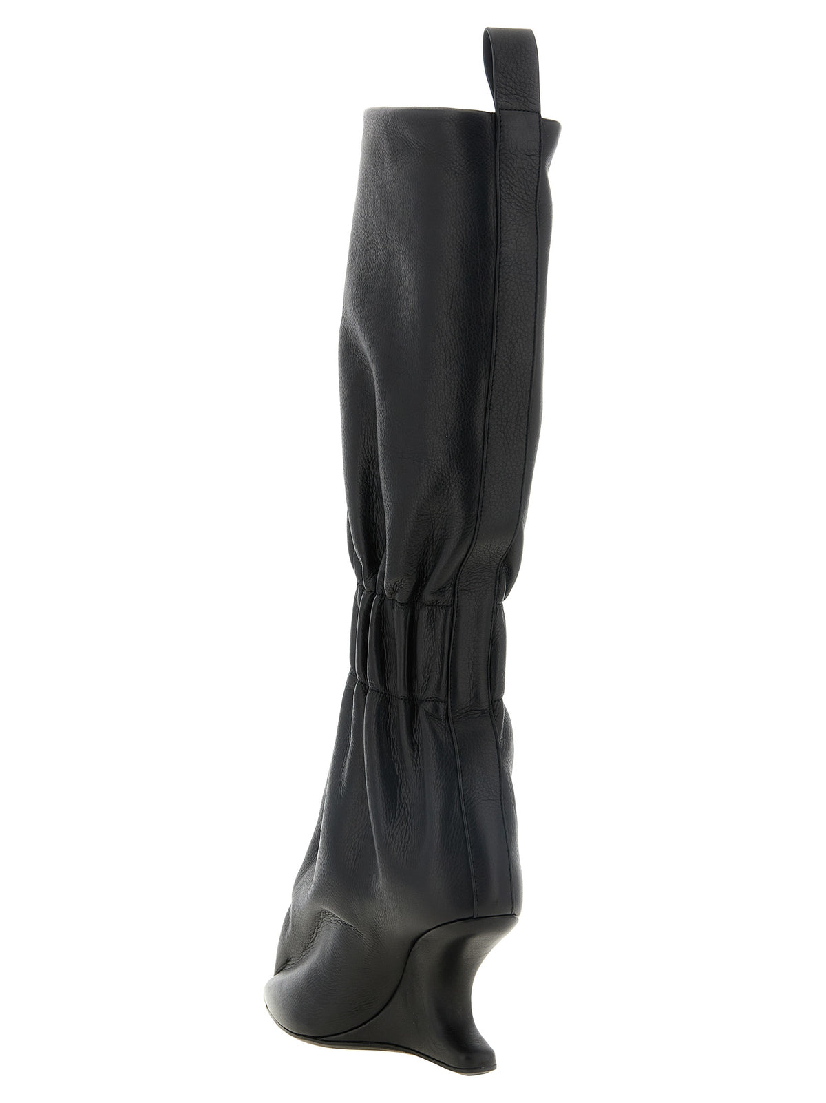 Rick Owens Stiefel aus Leder in Schwarz