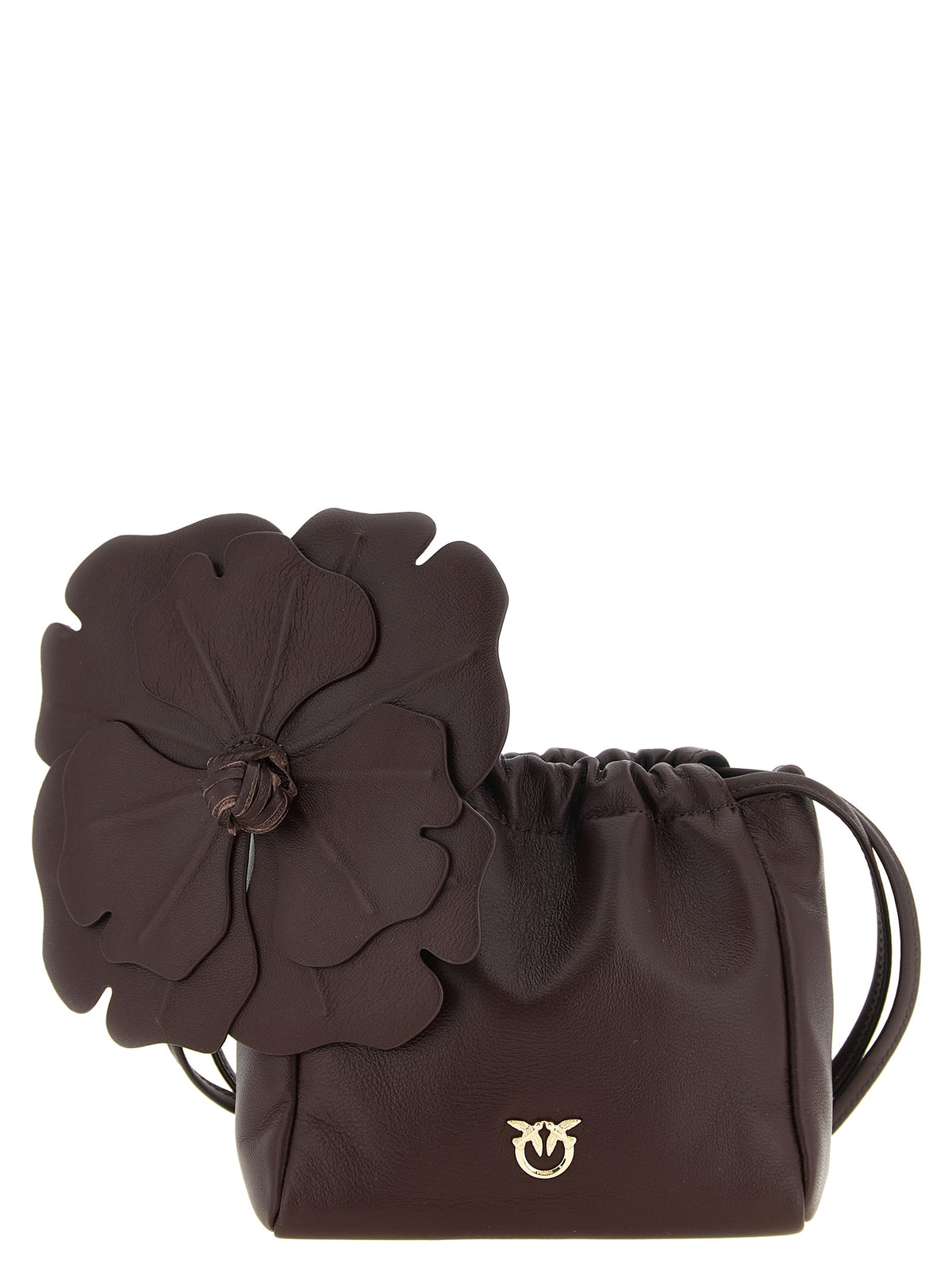 PINKO Clutch aus bordeauxrotem Lammleder – Produktansicht 1 | Arca Lucia