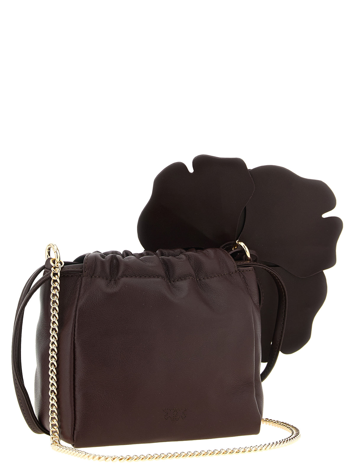 PINKO Clutch aus bordeauxrotem Lammleder – Produktansicht 2 | Arca Lucia