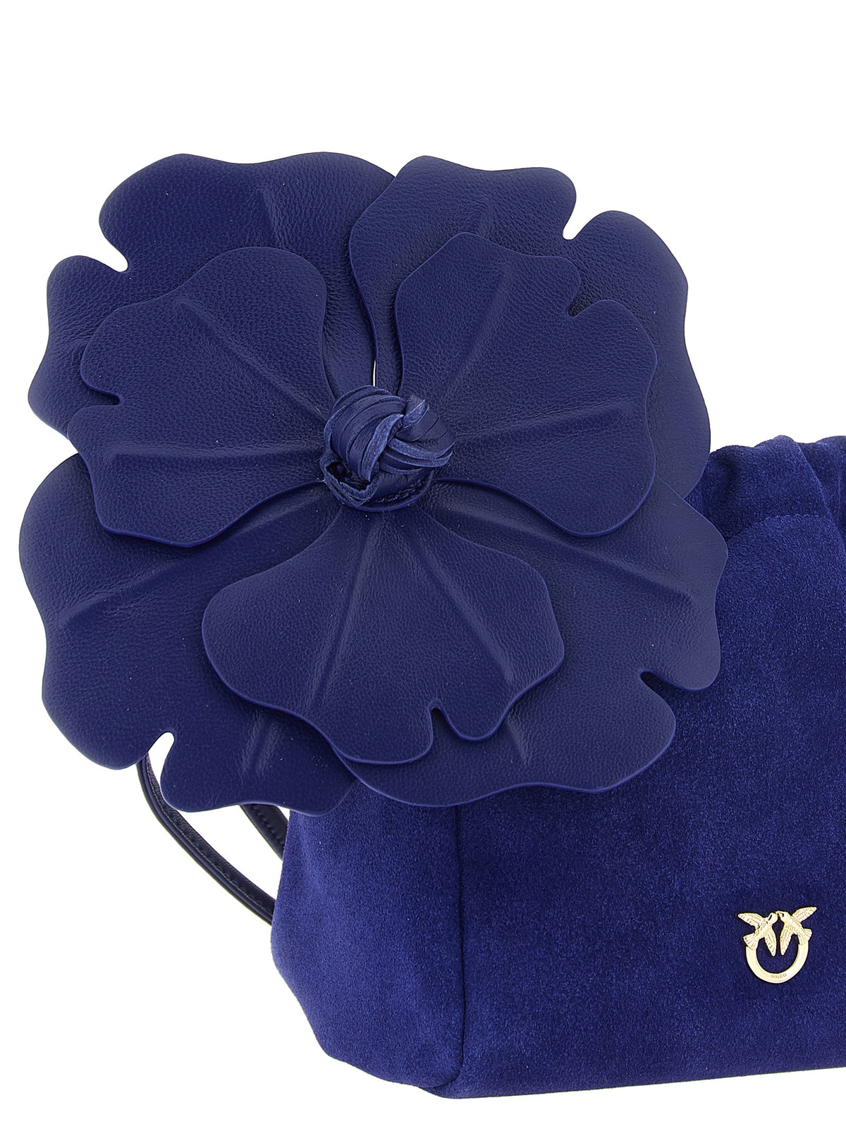 PINKO Blaue Clutch aus Lammleder – Produktansicht 3 | Arca Lucia