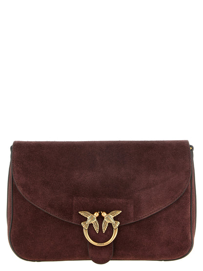 PINKO Bordeaux Kalbsleder Umhängetasche – Produktansicht 1 | Arca Lucia