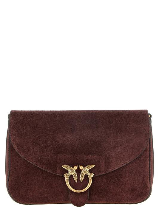 PINKO Bordeaux Kalbsleder Umhängetasche – Produktansicht 1 | Arca Lucia