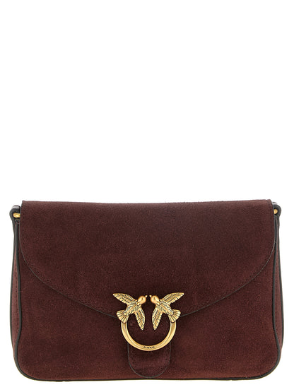PINKO Bordeaux Kalbsleder Umhängetasche – Produktansicht 1 | Arca Lucia