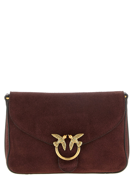PINKO Bordeaux Kalbsleder Umhängetasche – Produktansicht 1 | Arca Lucia