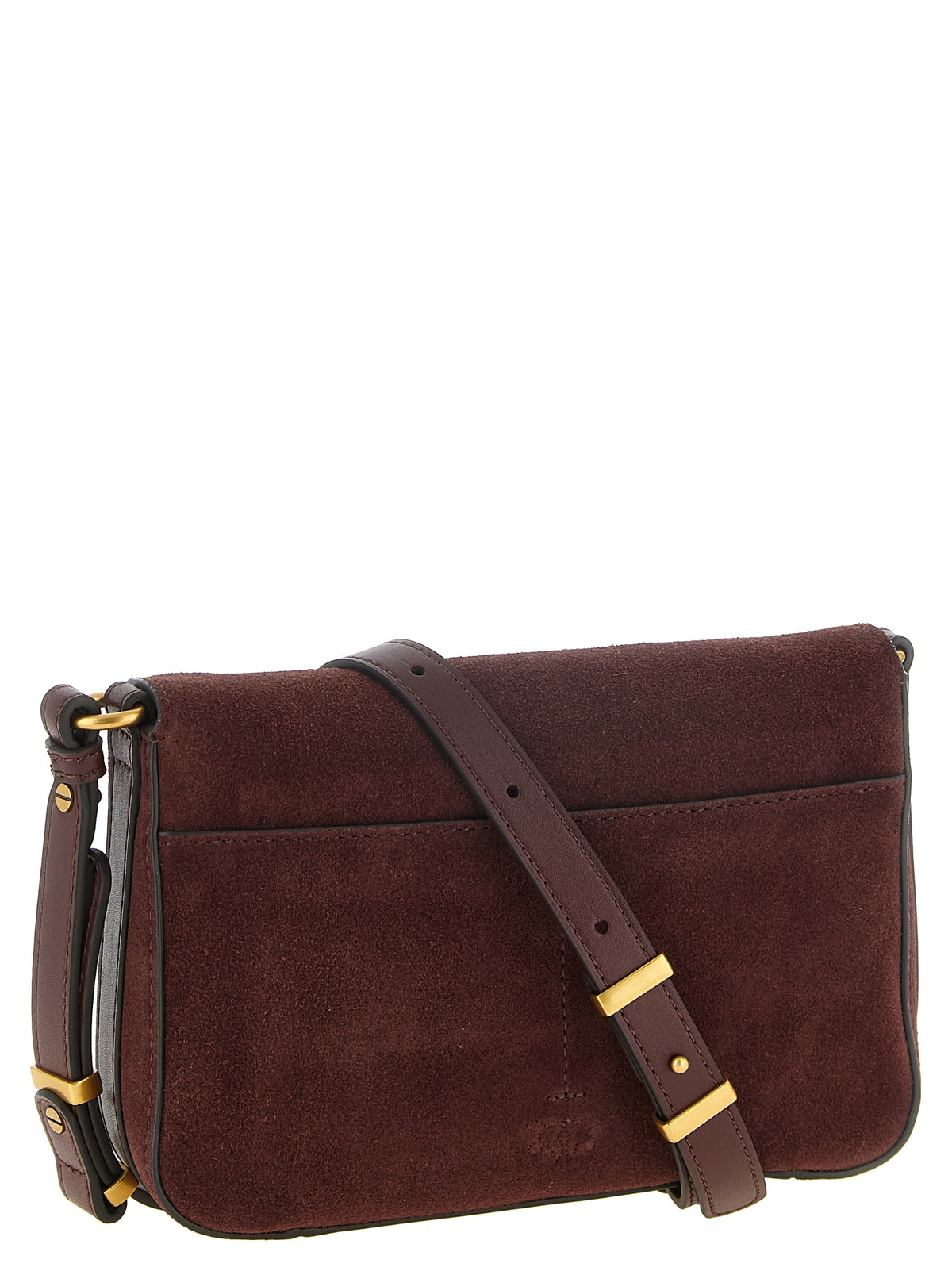 PINKO Bordeaux Kalbsleder Umhängetasche – Produktansicht 2 | Arca Lucia