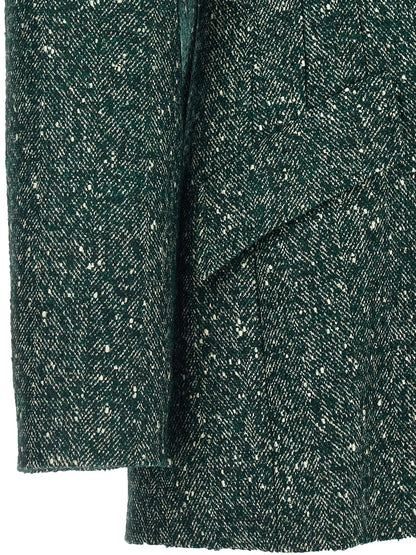 Max Mara Blazer aus Wolle in Grün