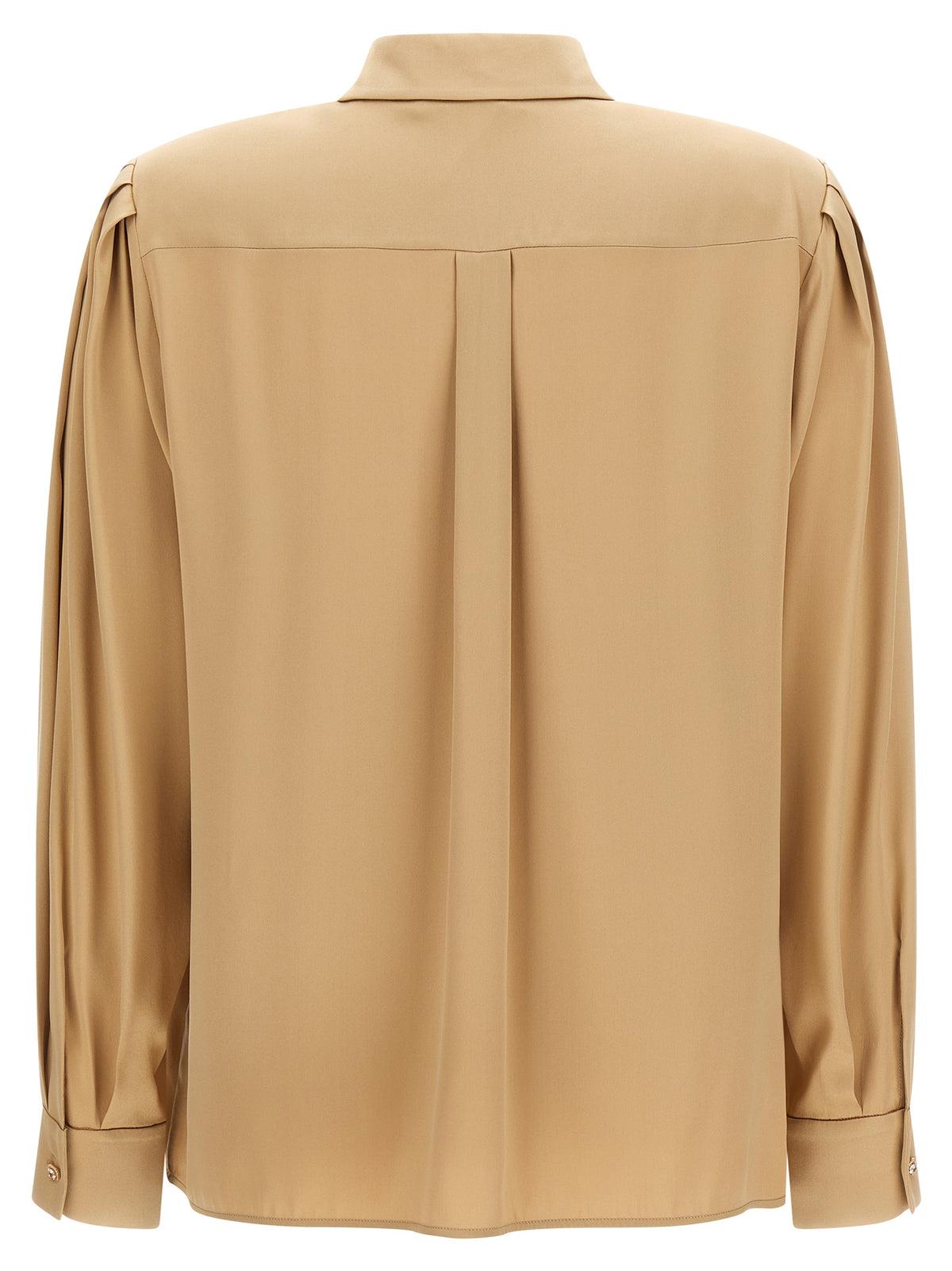 Max Mara Bluse aus Seide in Beige