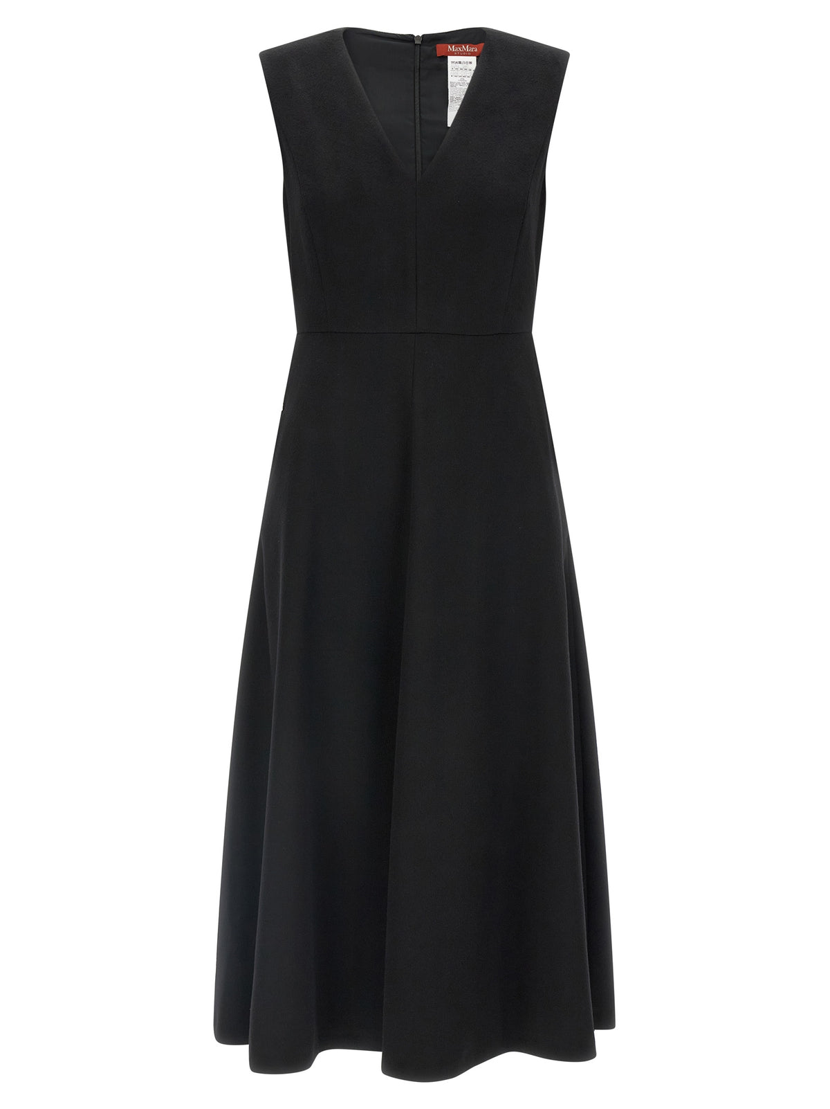 Max Mara Kleid aus Wolle in Schwarz