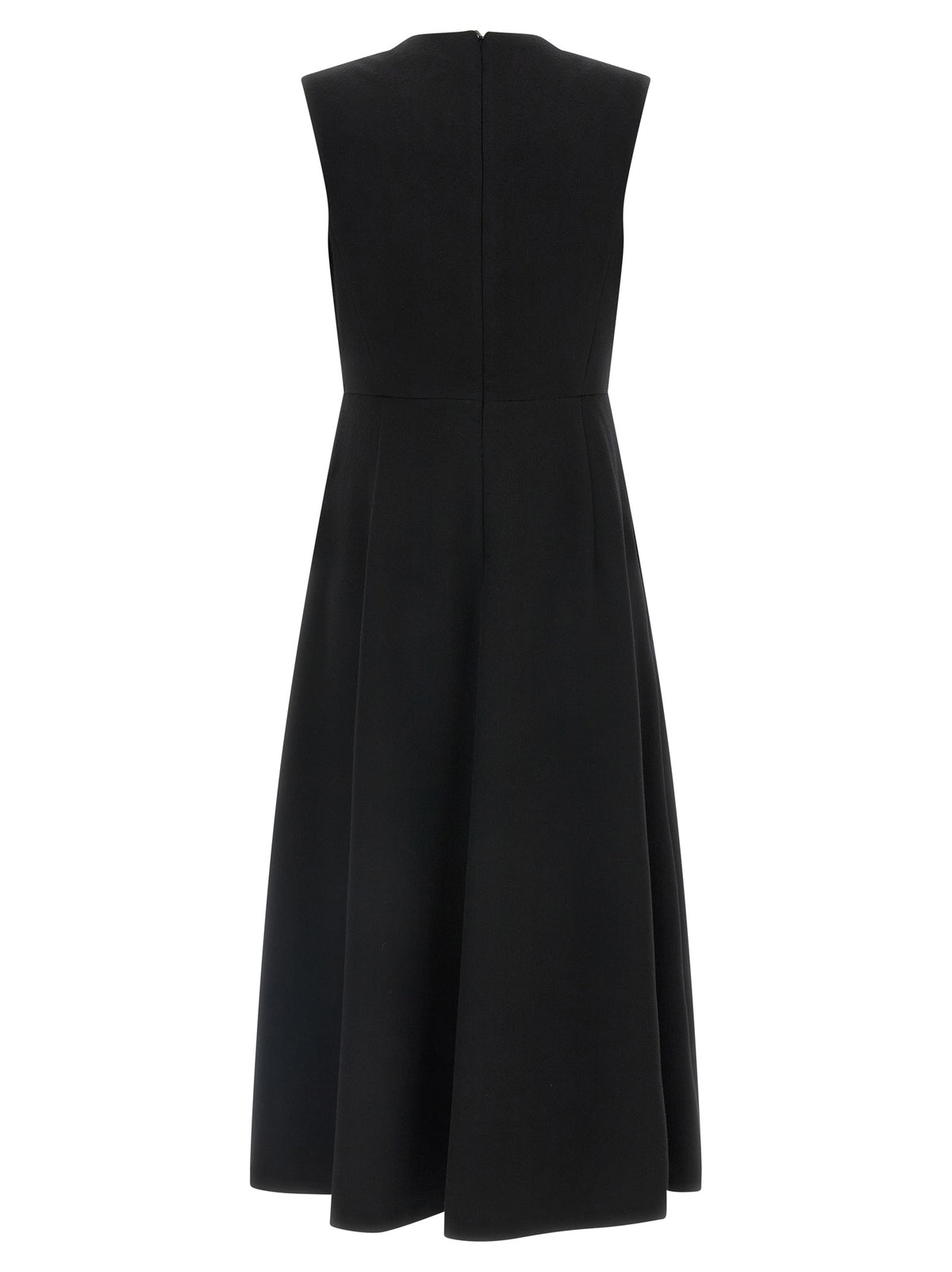 Max Mara Kleid aus Wolle in Schwarz