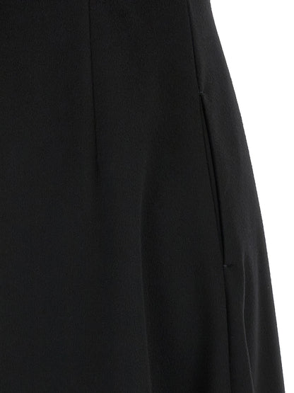 Max Mara Kleid aus Wolle in Schwarz
