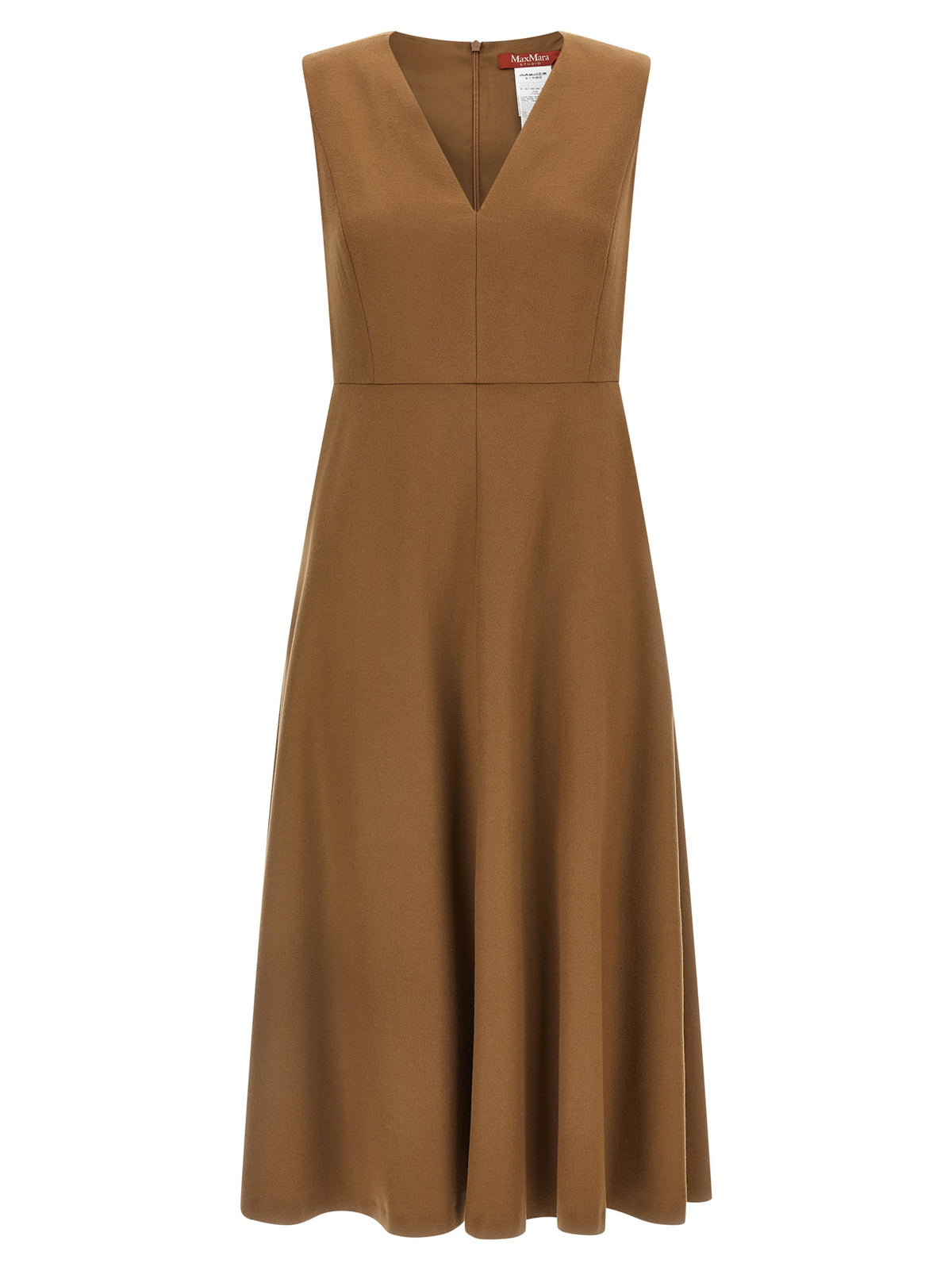 Max Mara Kleid aus Wolle in Braun