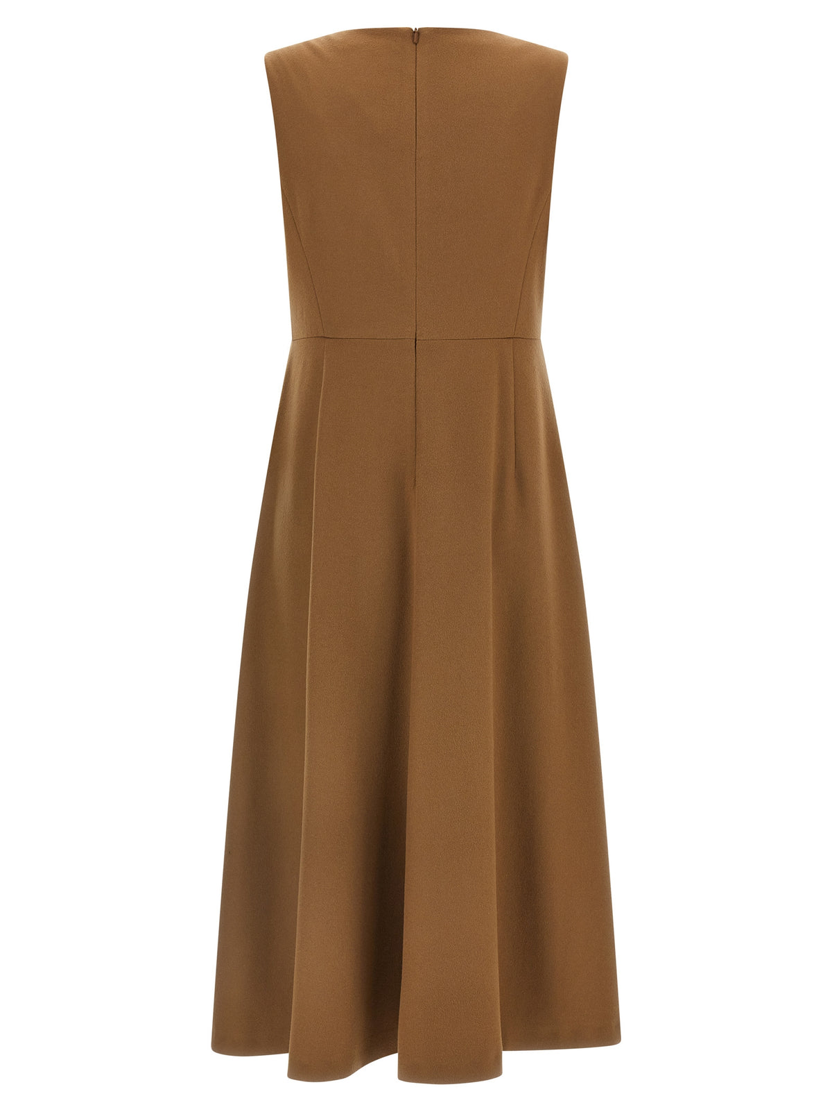 Max Mara Kleid aus Wolle in Braun