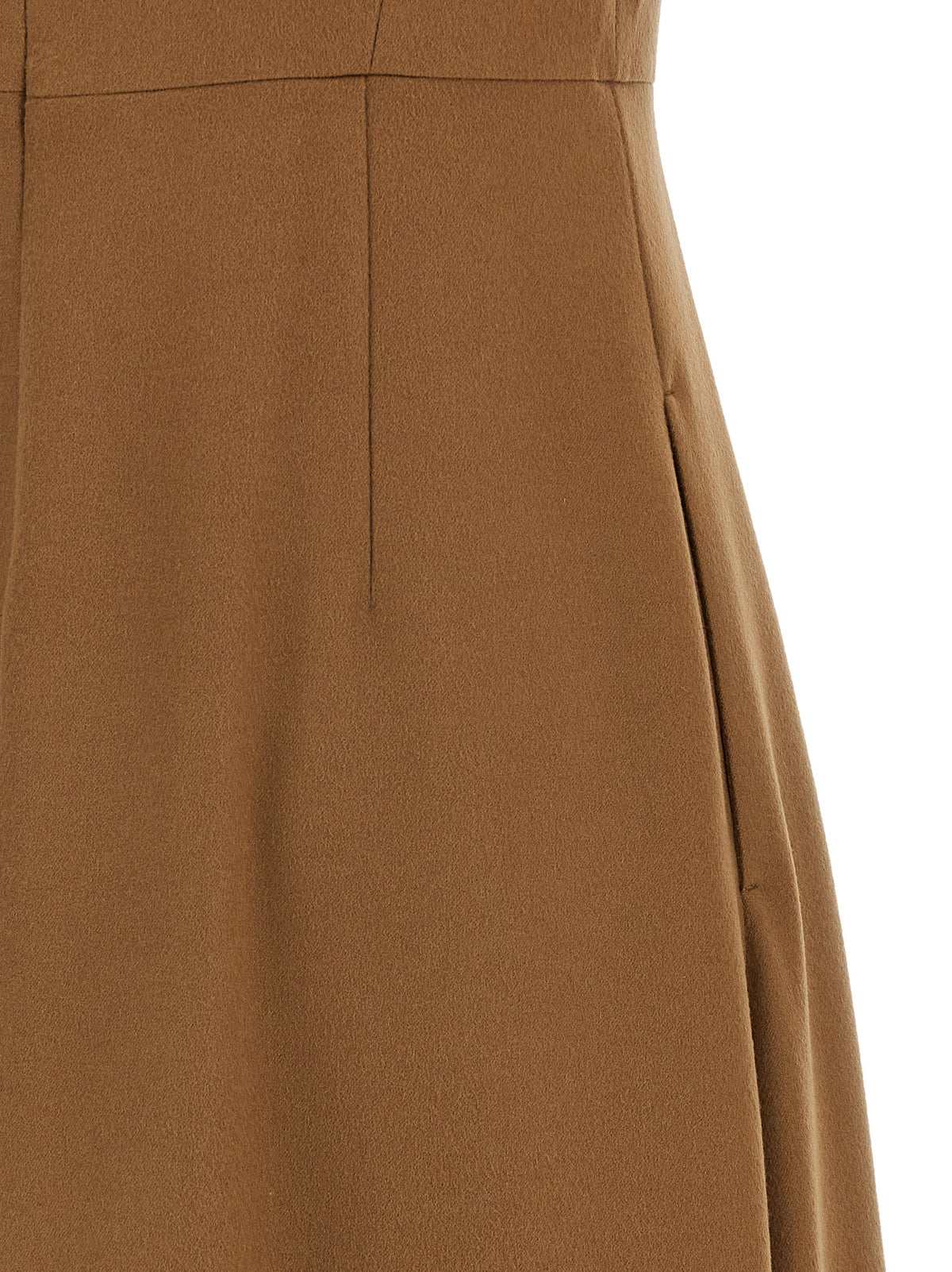Max Mara Kleid aus Wolle in Braun
