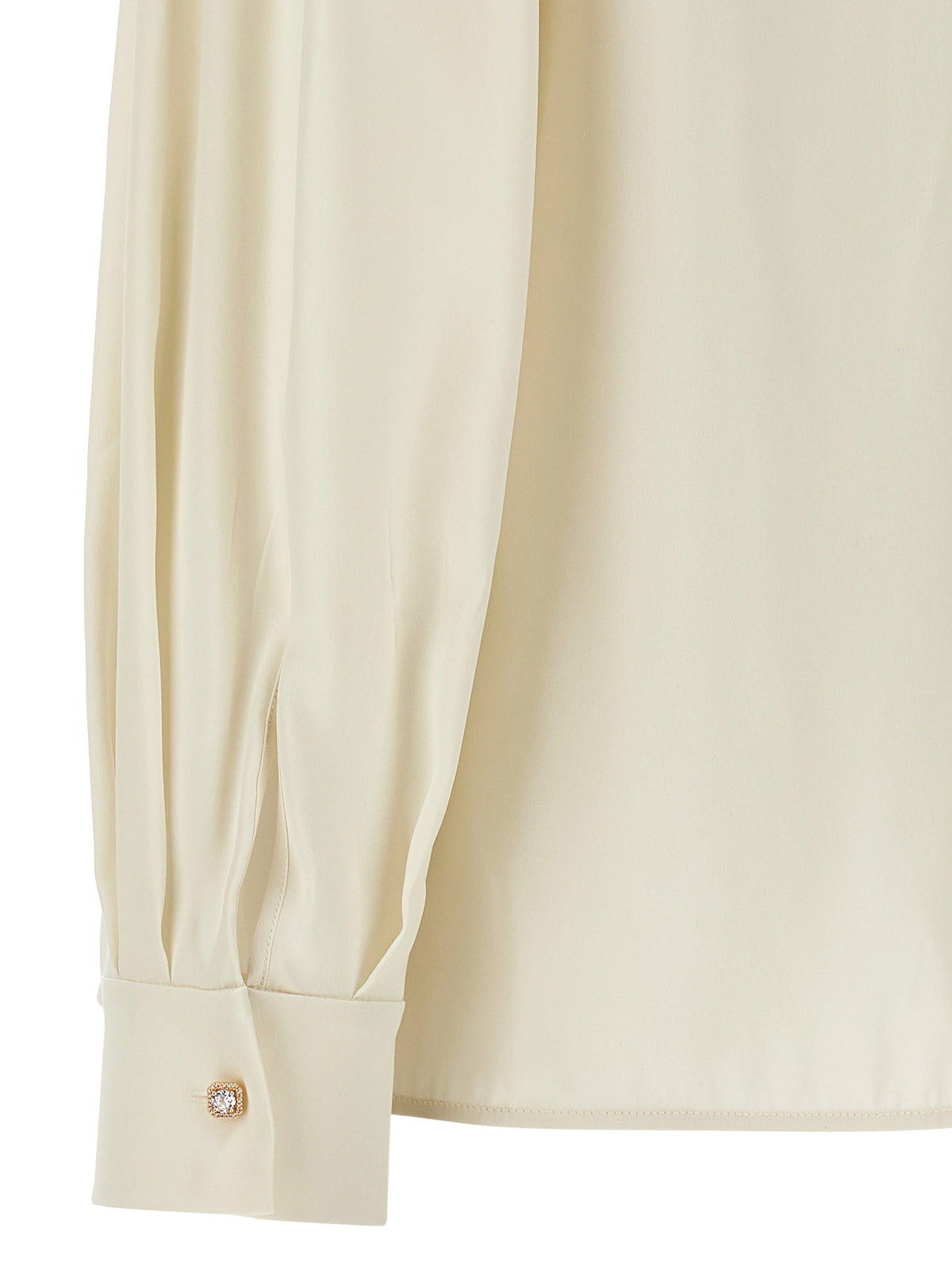 Max Mara Bluse aus Seide in Weiß