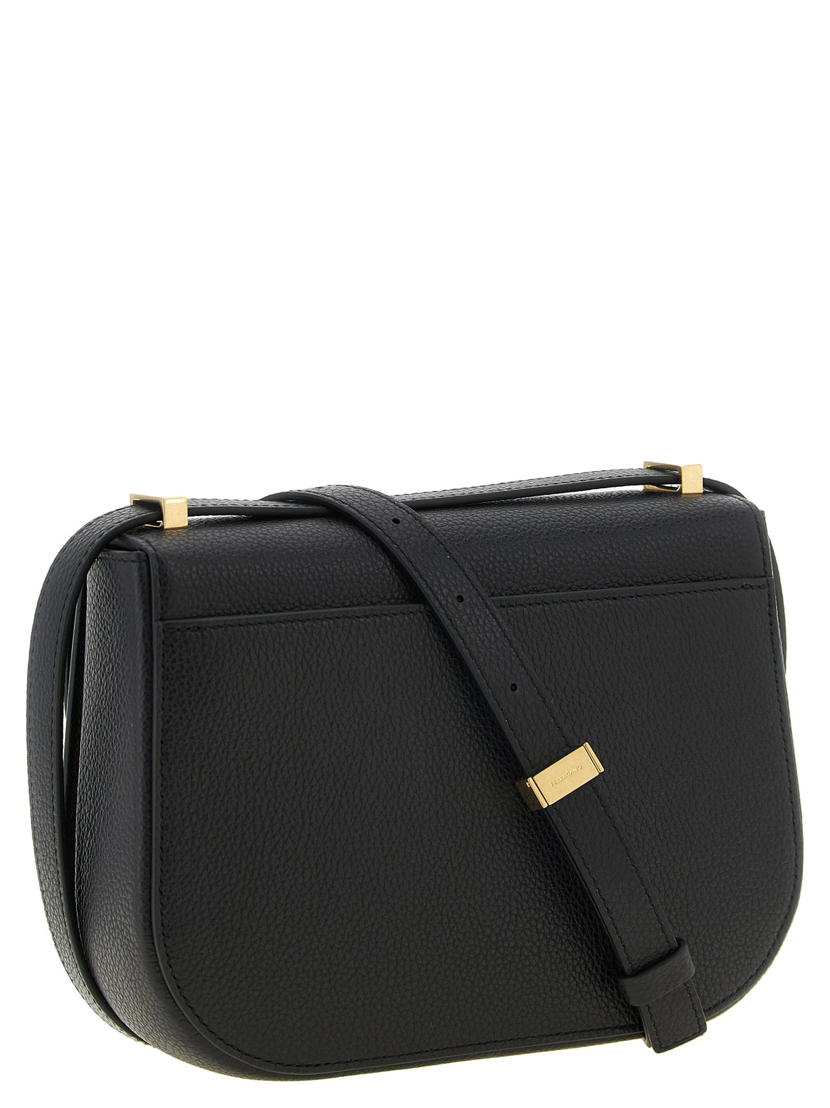 Ferragamo Umhängetasche aus Leder in Schwarz