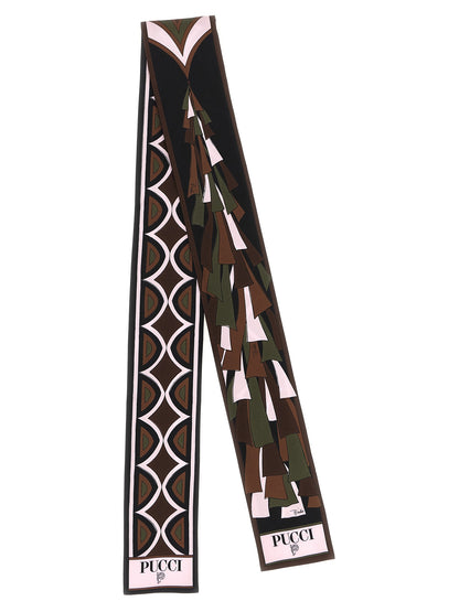 Emilio Pucci Schal aus Seide in Braun