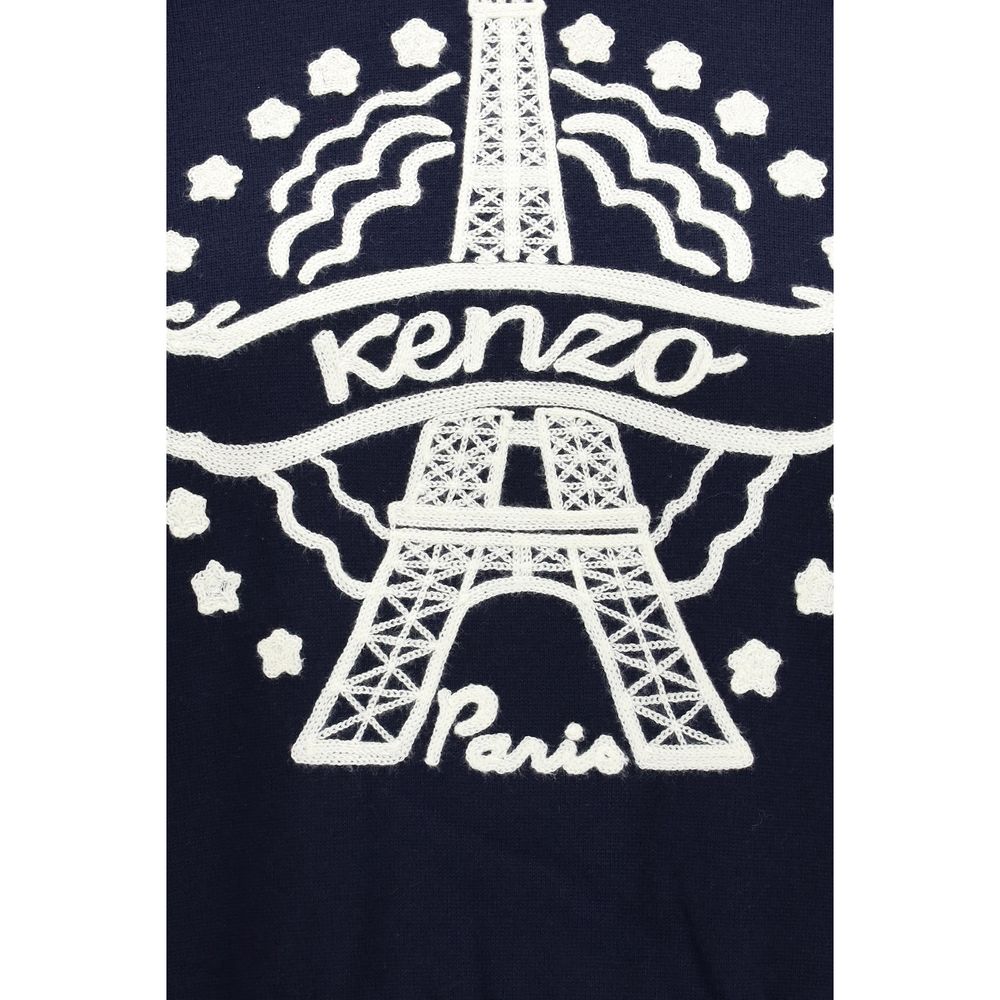 Kenzo Hemd aus Wolle in Blau