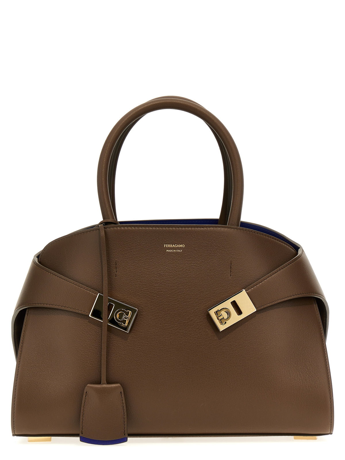 Ferragamo Handtasche aus Leder in Braun