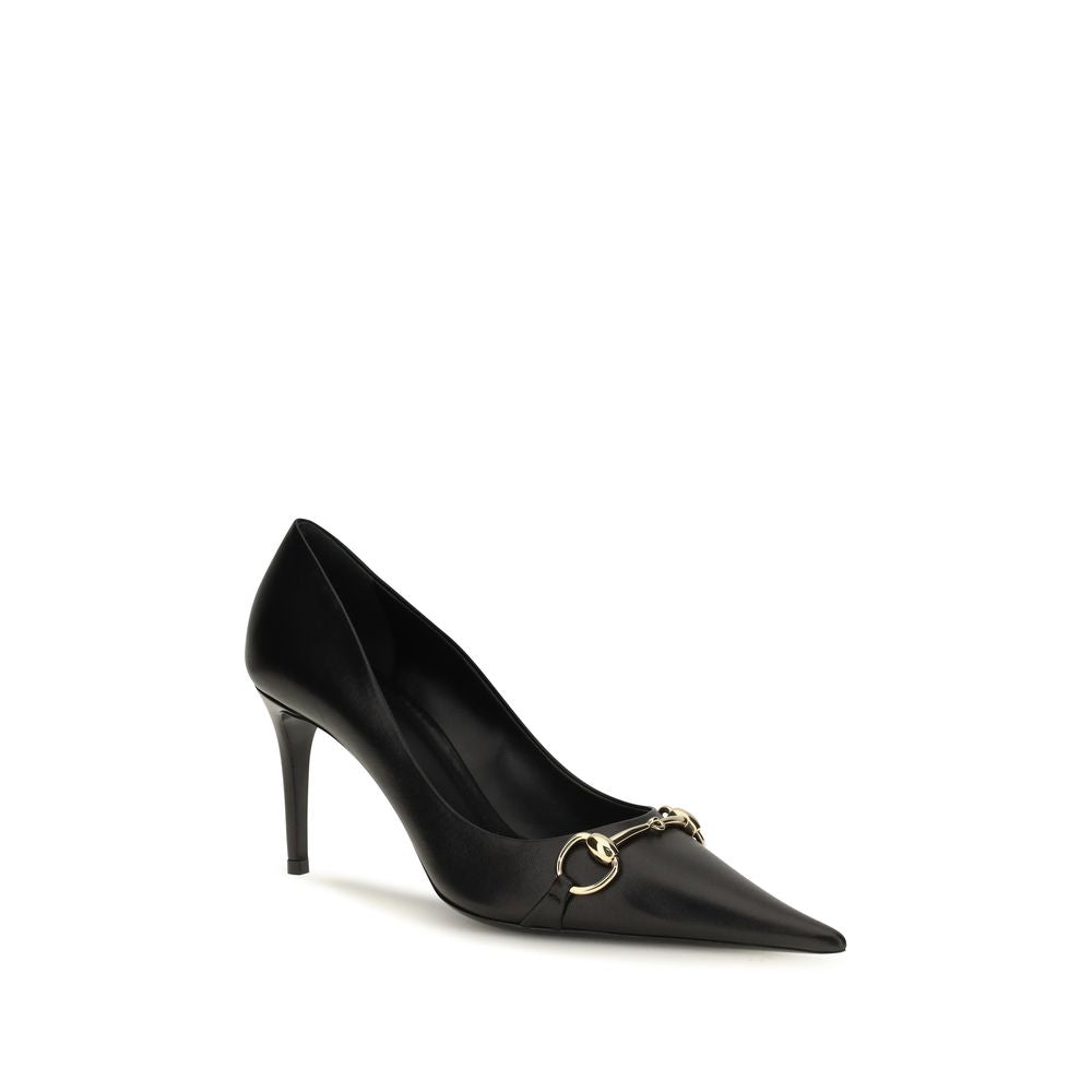 Gucci Schwarze Donna Pumps aus Kalbsleder