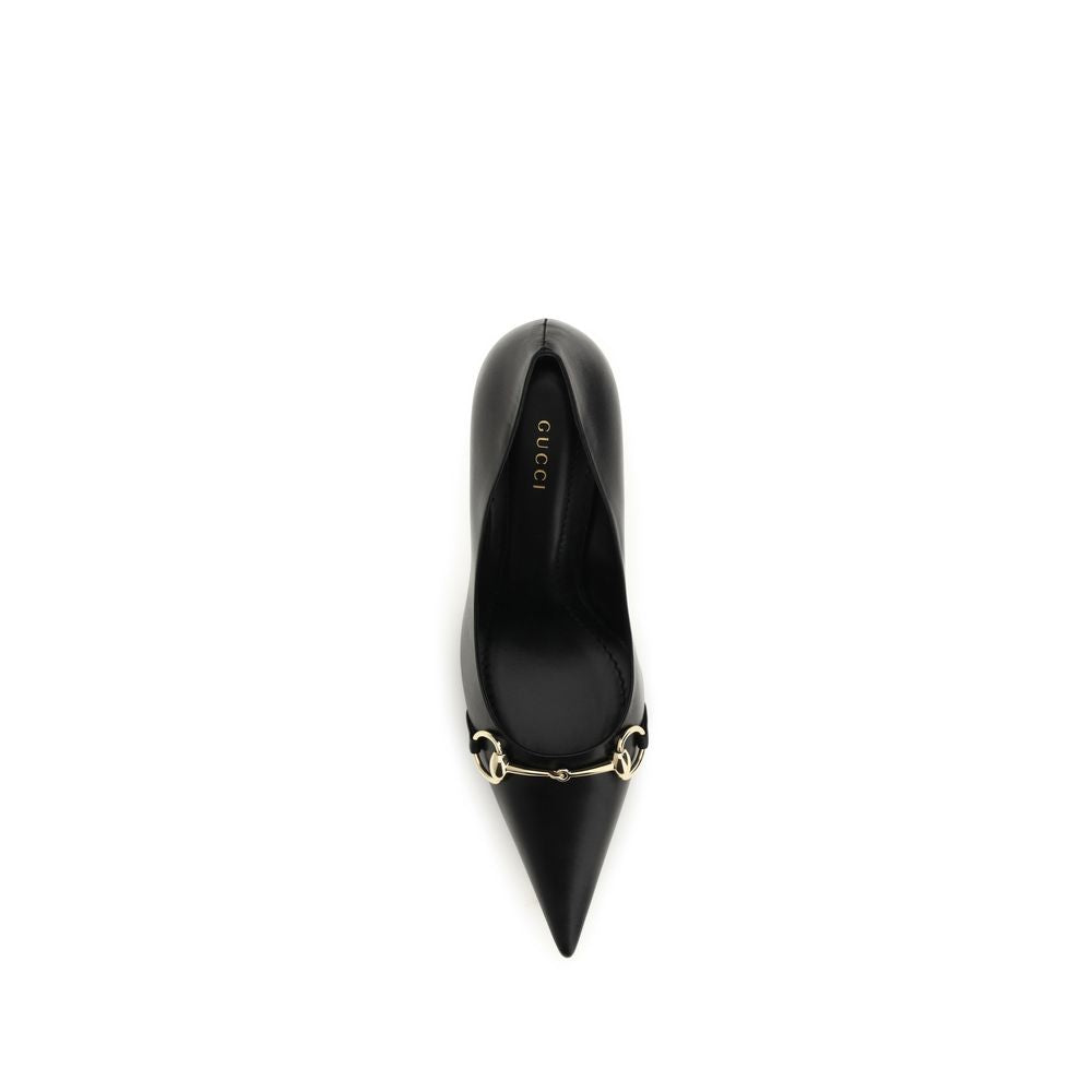 Gucci Schwarze Donna Pumps aus Kalbsleder
