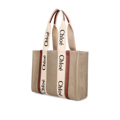 Chloé Tote Bag aus Leder in Beige