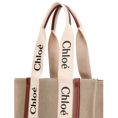 Chloé Tote Bag aus Leder in Beige