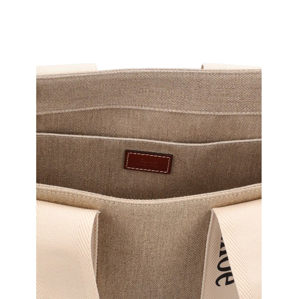 Chloé Tote Bag aus Leder in Beige