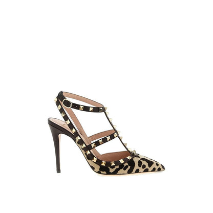 Valentino Garavani Pumps aus Leder in Braun