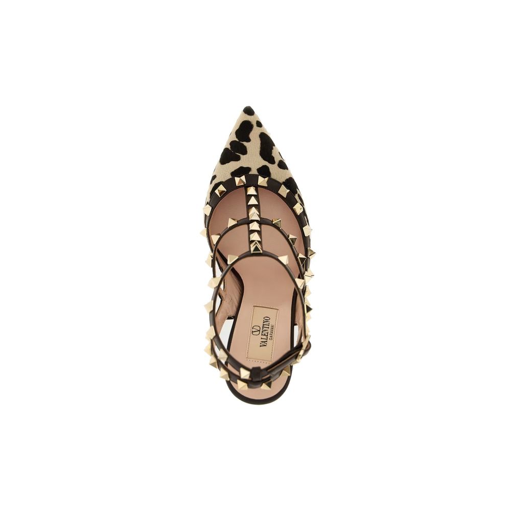 Valentino Garavani Pumps aus Leder in Braun