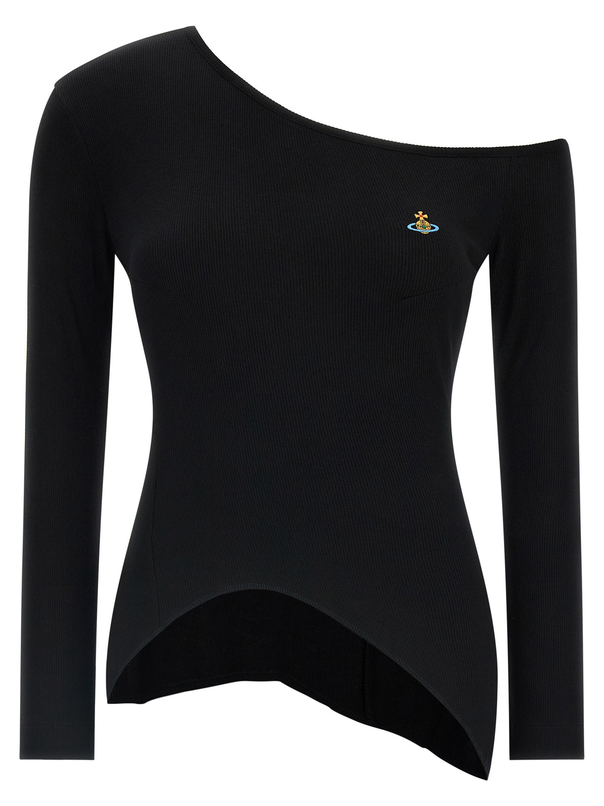Vivienne Westwood T-Shirt aus Viskose in Schwarz