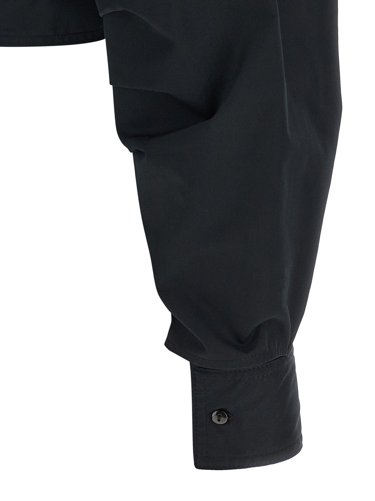 Elisabetta Franchi Bluse aus Baumwolle in Schwarz