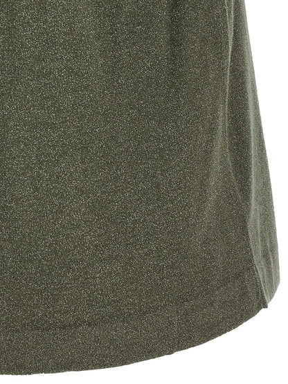 Brunello Cucinelli T-Shirt aus Stoff in Grün