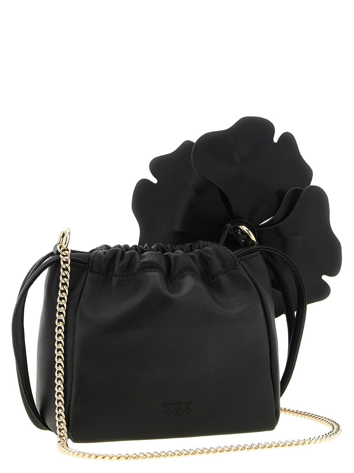 PINKO Schwarze Lammleder-Clutch – Produktansicht 2 | Arca Lucia