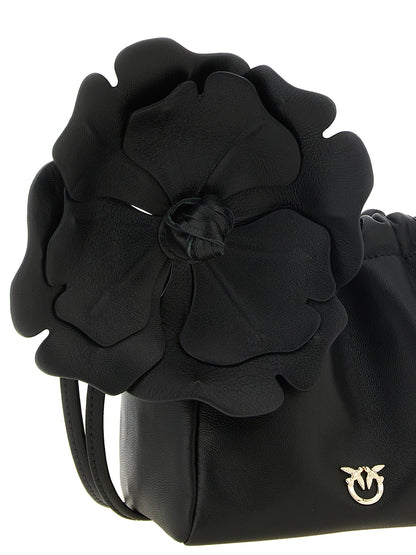 PINKO Schwarze Lammleder-Clutch – Produktansicht 3 | Arca Lucia