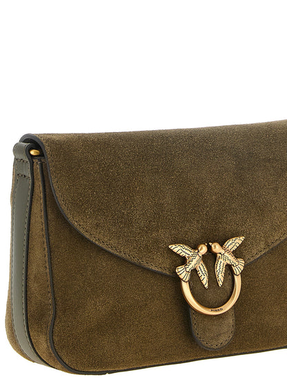 PINKO Zweifarbig Kalbsleder Crossbody Bag – Produktansicht 3 | Arca Lucia