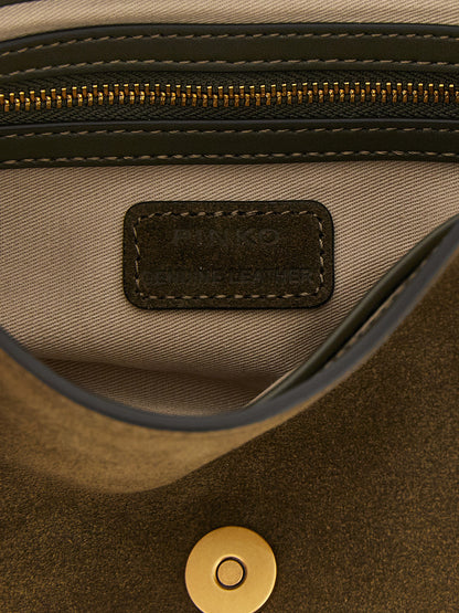 PINKO Zweifarbig Kalbsleder Crossbody Bag – Produktansicht 4 | Arca Lucia