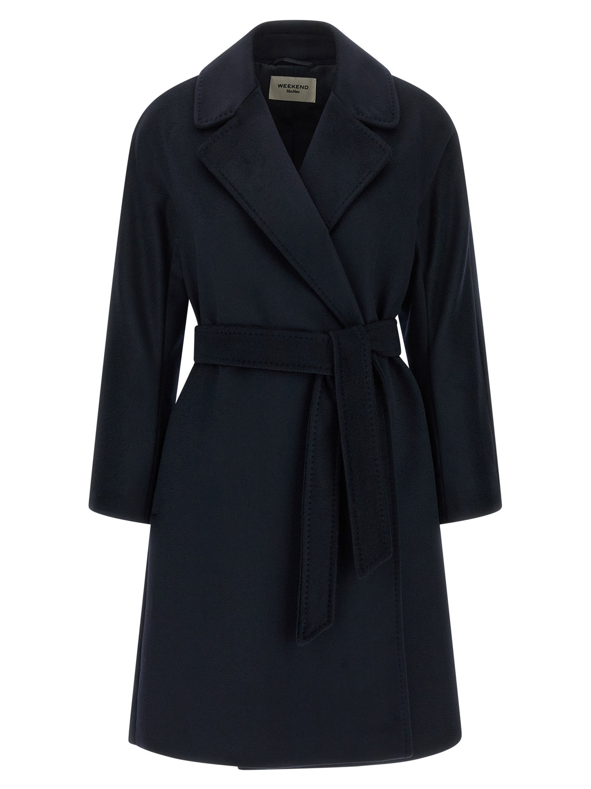 Max Mara Mantel aus Wolle in Blau