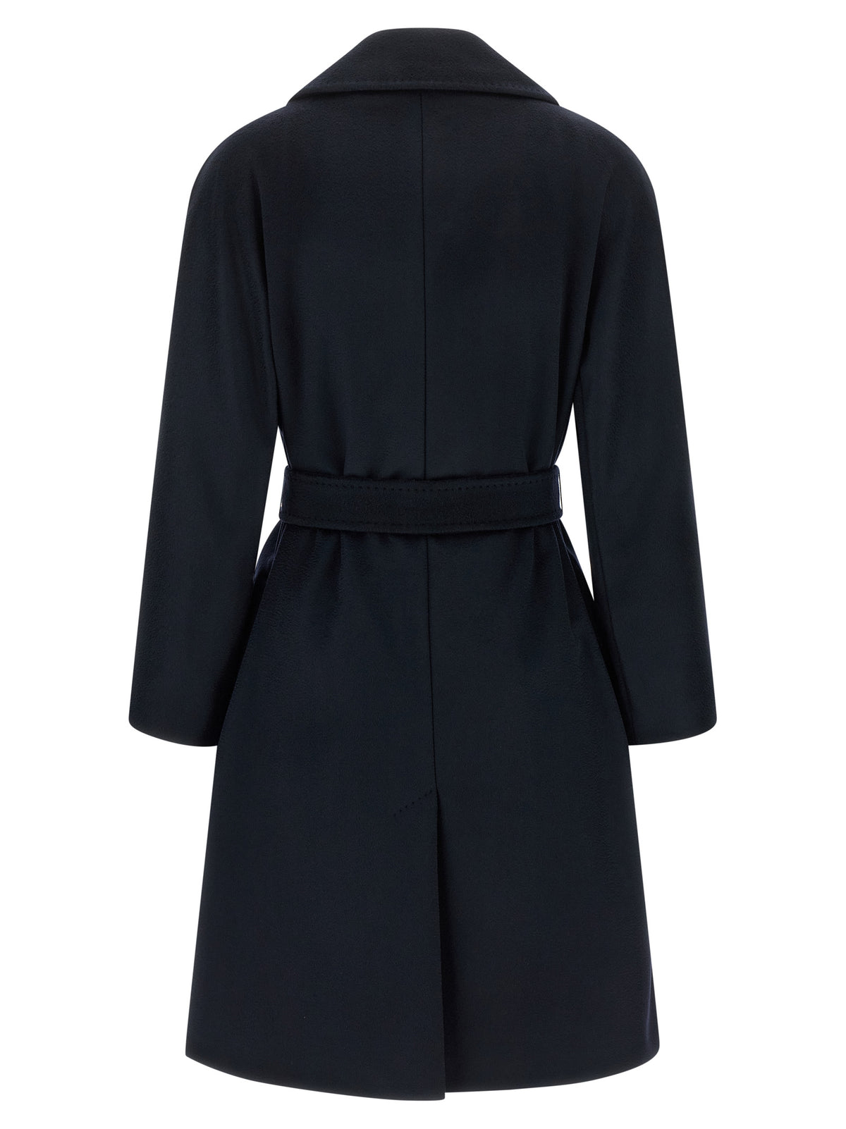 Max Mara Mantel aus Wolle in Blau